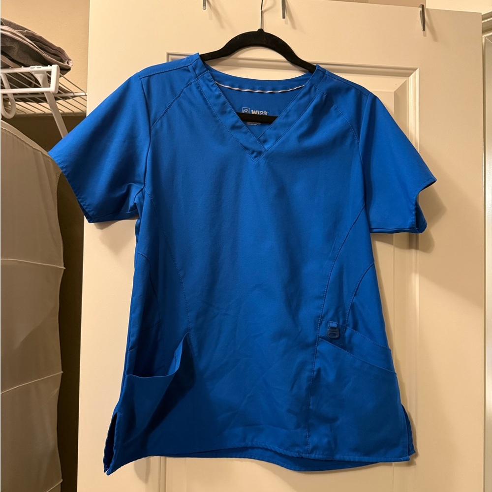WonderWink Royal Blue Short Sleeve Top